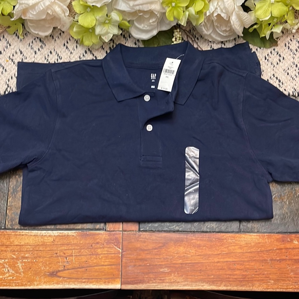 Gap navy polo big boys XXL NWT